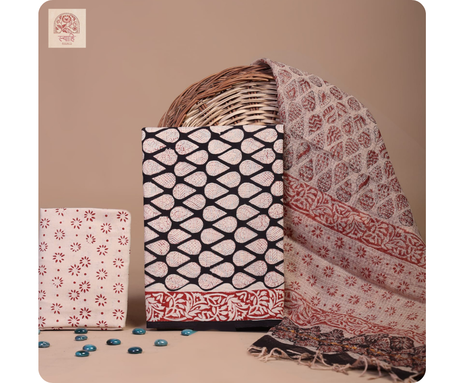 Cotton Hand Block Printed Suits