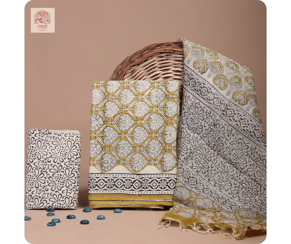 Cotton Hand Block Printed Suits