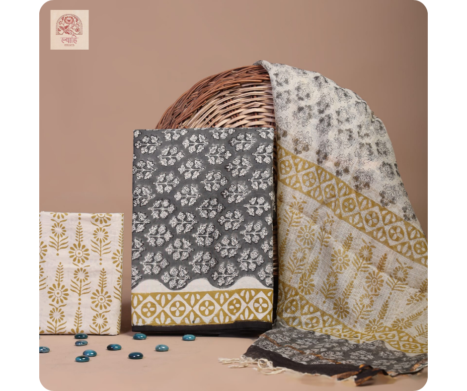 Cotton Hand Block Printed Suits