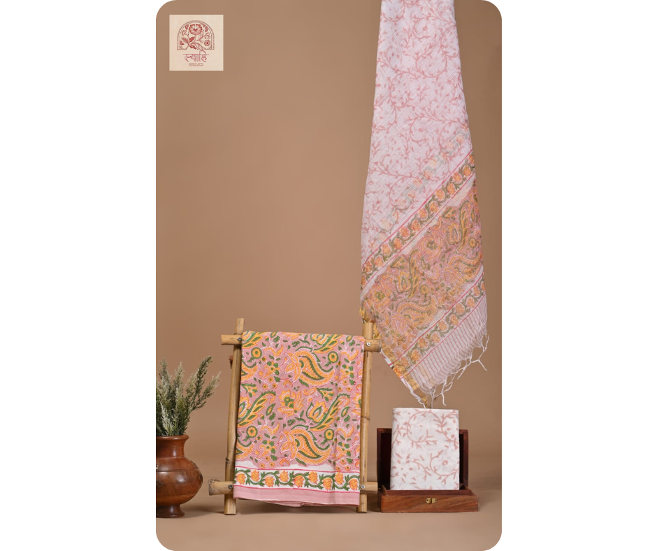 Cotton Hand Block Printed Suits