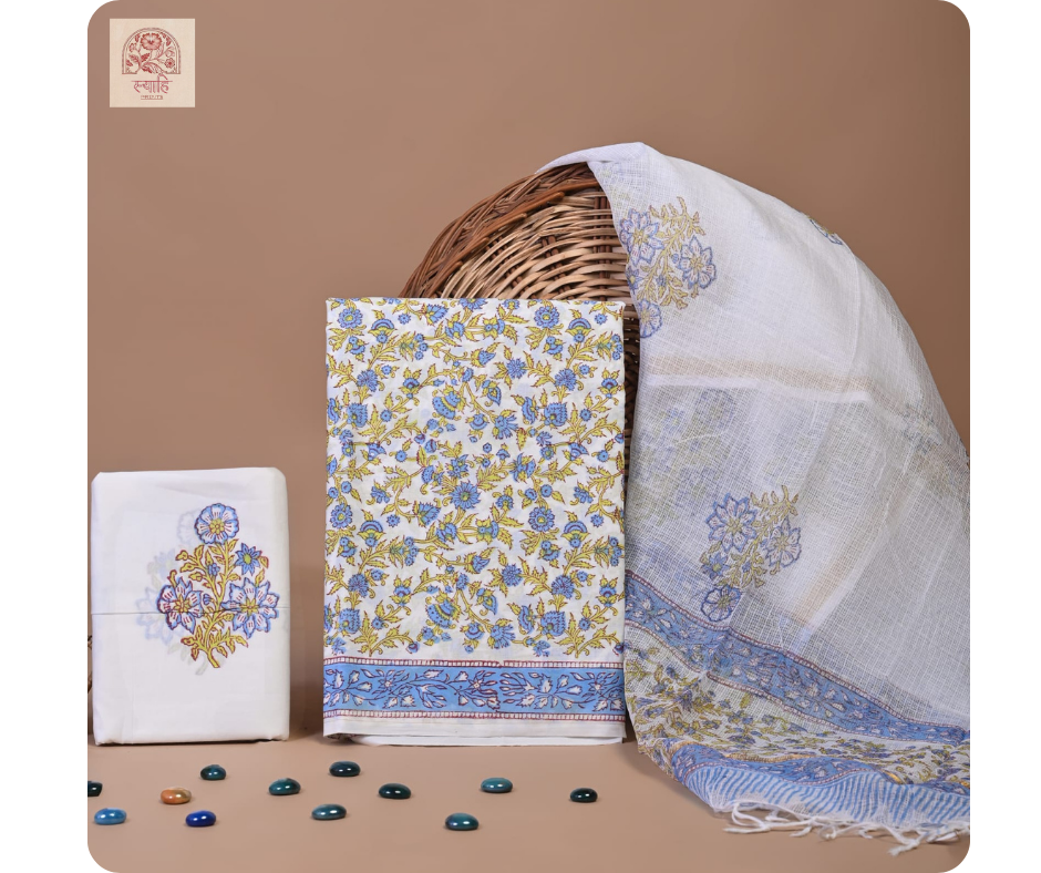 Cotton Hand Block Printed Suits