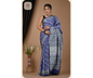 Hand Block Ajrak Vanaspati Silk Saree