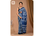 Cotton Mulmul Printed Saree with   Blouse