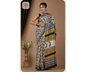 Hand Block Ajrak Vanaspati Silk Saree